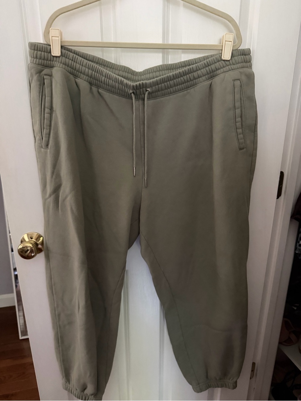 Olive Drawstring Jogger Pants
